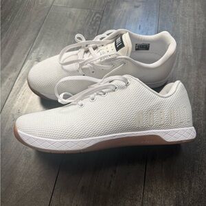NOBULL White Mesh Athletic Shoes
